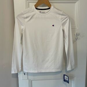 New with tags NWT Champion dry fit long sleeve athletic shirt. Youth size medium